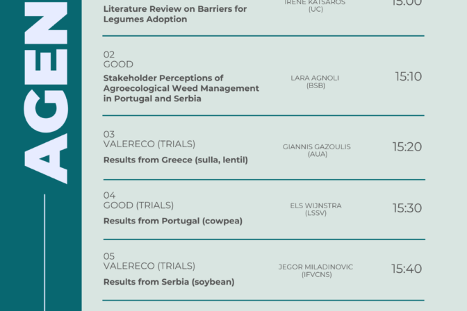 [Webinar] GOOD x VALERECO – Part I: Weed Management in Legumes
