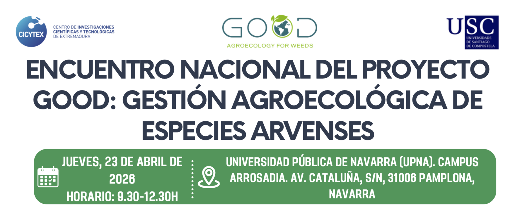 ¡Únete a nuestro encuentro nacional en Pamplona el 23 de abril!